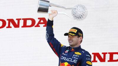 Verstappen retains Formula One world championship with win at Japanese Grand Prix