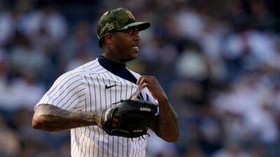 Yankees' Chapman off ALDS roster after no-showing workout