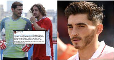 Iker Casillas & Carles Puyol 'joke' about coming out as gay - Josh Cavallo issues response