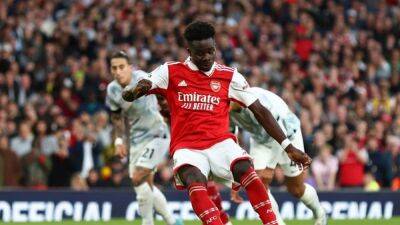 Saka spot kick seals 3-2 win for Arsenal over Liverpool