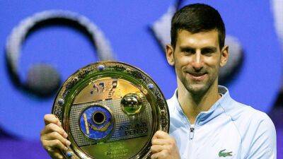 Novak Djokovic 'super pumped' for season finale after Astana Open win over Stefanos Tsitsipas