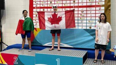 Windsor swimmer wins 6 medals at World Down Syndrome Swimming Championships