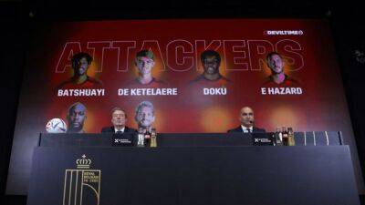 Roberto Martínez - Carlo Ancelotti - Alexis Saelemaekers - Lukaku, Hazard included in Belgium squad for World Cup - channelnewsasia.com - Qatar - Belgium - Croatia - Canada -  Martinez - Morocco