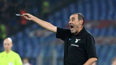 League table means nothing now, says Lazio's Sarri