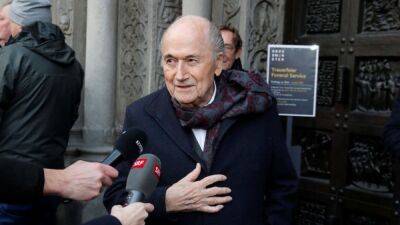 Former FIFA head Blatter says Iran should be barred from World Cup