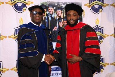 Ahmed Musa - Cornerstone Christian University confers doctorate degree on Drew Uyi - guardian.ng - Britain - Usa -  Atlanta - Nigeria - county Christian
