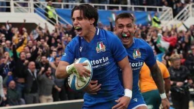 Dave Rennie - Kieran Crowley - Stephen Varney - Fraser Macreight - Tom Wright - Italy record historic first ever victory over Australia - rte.ie - France - Italy - Australia - South Africa - Ireland - New Zealand - county Florence
