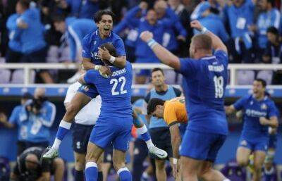 Italy record historic rugby Test win over Australia