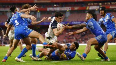 Rugby league-Samoa stun England in thriller to reach World Cup final