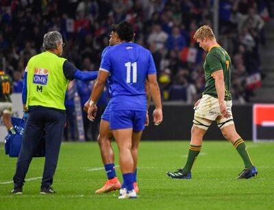 'Bad luck, but it was a red card': Bok coach Nienaber on Du Toit's costly sending off