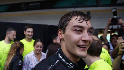 Tears flow as Russell arrives as Formula One GP winner