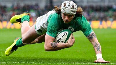 Fabien Galthie - Andy Farrell - Simon Middleton - Dan Sheehan - Ireland's Mack Hansen, Dan Sheehan and Andy Farrell nominated for World Rugby awards - rte.ie - France - Italy - Australia - South Africa - Ireland - New Zealand - county Wayne - Fiji - county Smith