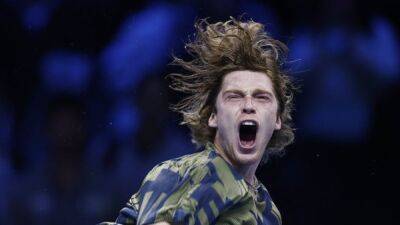 Rublev battles back to down Medvedev in ATP Finals opener
