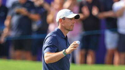 Rory McIlroy closes out round two in style to jump into mix at DP World Tour Championship