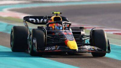 Perez puts Red Bull on top in final F1 practice of the season