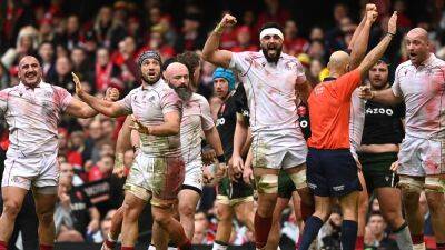Georgia stun Wales with famous win in Cardiff