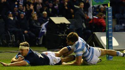 Darcy Graham bags hat-trick as Scots hammer 14-man Argentina