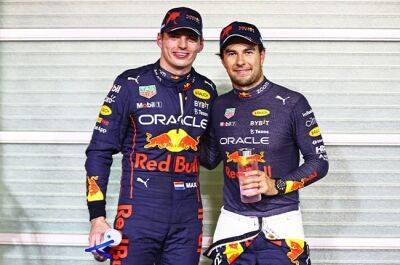 Max Verstappen - Sebastian Vettel - George Russell - Sergio Perez - Charles Leclerc - Silver Arrows - Carlos Sainz - Verstappen, Perez lock out Abu Dhabi front row in all-conquering Red Bull machinery - news24.com - Abu Dhabi