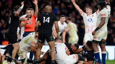 Eddie Jones - Marcus Smith - Will Stuart - England Rugby - Codie Taylor - Jack Van-Poortvliet - England snatch remarkable late draw with All Blacks - rte.ie - Britain - New Zealand