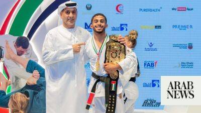 Zaid Al-Kathiri becomes UAE’s first black belt gold medalist at Abu Dhabi World Professional Jiu-Jitsu Championships