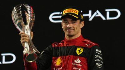 Max Verstappen - Charles Leclerc - Carlos Sainz - Mattia Binotto - Leclerc hails big step forward as F1 runner-up - channelnewsasia.com - Abu Dhabi - Monaco