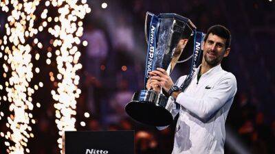 Djokovic wins ATP Finals title to equal Federer record