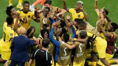 Felix Sanchez - World Cup: Defeat for hosts Qatar as Ecuador triumphs in opening match - euronews.com - Qatar - Saudi Arabia -  Sanchez - Ecuador