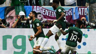 Lionel Messi - Diego Maradona - Saleh Al-Shehri - Saudi Arabia stun flat Argentina to ignite World Cup - rte.ie - Italy - Argentina - Mexico - Poland - Ghana - Saudi Arabia -  Salem