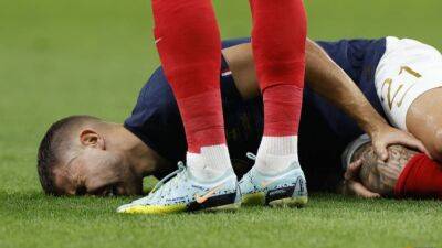 Didier Deschamps - Craig Goodwin - France's Hernandez sustains 'pretty serious' knee injury - channelnewsasia.com - Qatar - France - Denmark - Australia - Tunisia - county Lucas