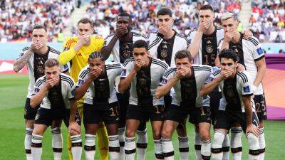 Germany cover mouths in wake of OneLove armband row