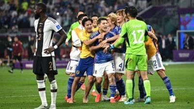 Japan scores shocking upset victory over Germany at men's World Cup