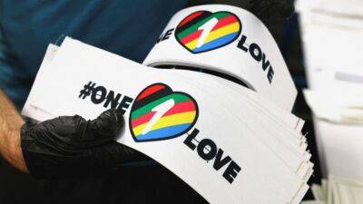 'OneLove' anti-hate armbands sell out after FIFA World Cup ban - channelnewsasia.com - Sweden - Qatar - France - Germany - Belgium - Denmark - Netherlands - Switzerland - Norway