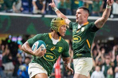 Jacques Nienaber - Kurt Lee Arendse - Canan Moodie - Akona Ndungane hails Springboks' depth: 'It's a nice headache to have' - news24.com - France - Italy - South Africa - Ireland