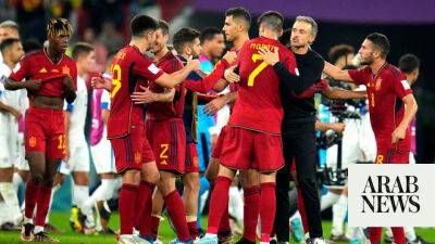 Marco Asensio - Luis Enrique - Coach Luis Enrique backs Spain to stay hungry after historic rout - arabnews.com - Manchester - Germany - Belgium - Spain - Italy - Brazil - Canada -  Doha - Japan - county Davie - Bulgaria - Costa Rica