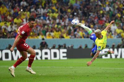 Simply spectacular! Richarlison scores acrobatic volley as Brazil steamroll Serbia - news24.com - Qatar - Germany - Belgium - Switzerland - Serbia - Portugal - Brazil - Argentina - Norway - Cameroon - Japan - Saudi Arabia