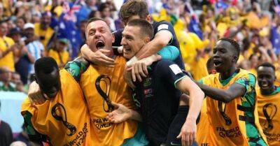 Mitchell Duke’s superb header gives Australia World Cup win over Tunisia