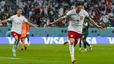 Qatar World Cup: Lewandowski at last on target as Poland beat Saudi Arabia 2-0