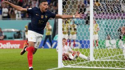 France 2-1 Denmark: Mbappe double helps French reach World Cup knockout stage
