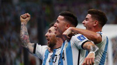 Lionel Messi - Angel Di-Maria - Enzo Fernandez - Messi magic guides relieved Argentina past Mexico - channelnewsasia.com - Qatar - Usa - Argentina - Mexico - Poland - Saudi Arabia