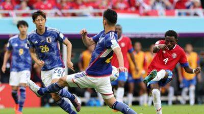 Maya Yoshida - Campbell hails Costa Rica's 'personality' after win over Japan - channelnewsasia.com - Germany - Spain -  Doha - Japan - Costa Rica