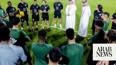 Herve Renard - Green Falcons resume preparations for match against Mexico - arabnews.com - Qatar - Belgium - Brazil - Usa - Mexico -  Doha - Poland - Morocco - Iran - Saudi Arabia