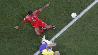Brazil and Switzerland scoreless at halftime in World Cup clash