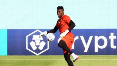 Cameroon keeper Onana suspended for 'disciplinary reasons'