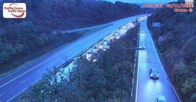 Live updates as crashes on M4 causes long delays near Swansea and Newport