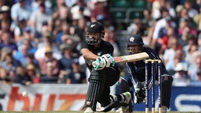 Rohit Sharma - Daryl Mitchell - Adam Milne - Finn Allen - New Zealand claim ODI series v India after Christchurch washout - channelnewsasia.com - Washington - New Zealand - India - county Hamilton