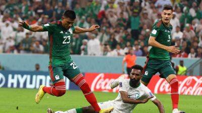 Saudi Arabia and Mexico goalless at halftime