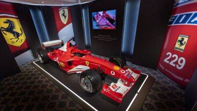 Michael Schumacher's winning Ferrari up for auction in Geneva