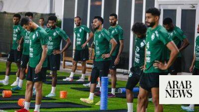 Saudi national team prepare for friendly against Iceland