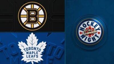 Hockey Night in Canada: Bruins vs. Maple Leafs