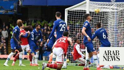 Gabriel sends Arsenal top as Chelsea crash again